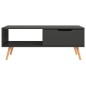 vidaXL Tavolino da Caffè Grigio 100x49,5x43 cm in Truciolato vidaXL Tavolino da Caffè Grigio 100x49,5x43 cm in Truciolato