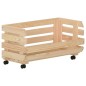 vidaXL Carrello Portaverdure 57x30x80 cm in Legno Massello di Pino vidaXL Carrello Portaverdure 57x30x80 cm in Legno Massello di Pino