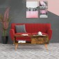vidaXL Tavolino da Salotto Rovere Fumo 100x49,5x43 cm in Truciolato vidaXL Tavolino da Salotto Rovere Fumo 100x49,5x43 cm in Truciolato