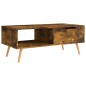 vidaXL Tavolino da Salotto Rovere Fumo 100x49,5x43 cm in Truciolato vidaXL Tavolino da Salotto Rovere Fumo 100x49,5x43 cm in Truciolato