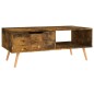 vidaXL Tavolino da Salotto Rovere Fumo 100x49,5x43 cm in Truciolato vidaXL Tavolino da Salotto Rovere Fumo 100x49,5x43 cm in Truciolato
