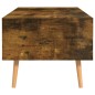 vidaXL Tavolino da Salotto Rovere Fumo 100x49,5x43 cm in Truciolato vidaXL Tavolino da Salotto Rovere Fumo 100x49,5x43 cm in Truciolato
