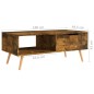 vidaXL Tavolino da Salotto Rovere Fumo 100x49,5x43 cm in Truciolato vidaXL Tavolino da Salotto Rovere Fumo 100x49,5x43 cm in Truciolato