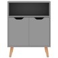 vidaXL Credenza Grigia 60x30x72 cm in Truciolato vidaXL Credenza Grigia 60x30x72 cm in Truciolato