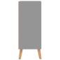 vidaXL Credenza Grigia 60x30x72 cm in Truciolato vidaXL Credenza Grigia 60x30x72 cm in Truciolato