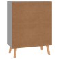 vidaXL Credenza Grigia 60x30x72 cm in Truciolato vidaXL Credenza Grigia 60x30x72 cm in Truciolato