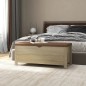 vidaXL Cassapanca con Cuscino Rovere Sonoma 105x40x45 cm Truciolato vidaXL Cassapanca con Cuscino Rovere Sonoma 105x40x45 cm Truciolato