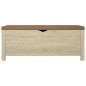 vidaXL Cassapanca con Cuscino Rovere Sonoma 105x40x45 cm Truciolato vidaXL Cassapanca con Cuscino Rovere Sonoma 105x40x45 cm Truciolato