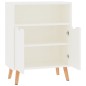 vidaXL Credenza Bianco Lucido 60x30x72 cm in Truciolato vidaXL Credenza Bianco Lucido 60x30x72 cm in Truciolato