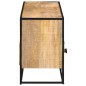 vidaXL Mobile Porta TV 110x30x45 cm in Legno Massello di Mango Grezzo vidaXL Mobile Porta TV 110x30x45 cm in Legno Massello di Mango Grezzo