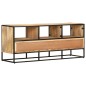 vidaXL Mobile Porta TV 110x30x45 cm in Legno Massello di Mango Grezzo vidaXL Mobile Porta TV 110x30x45 cm in Legno Massello di Mango Grezzo