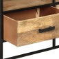 vidaXL Mobile Porta TV 110x30x45 cm in Legno Massello di Mango Grezzo vidaXL Mobile Porta TV 110x30x45 cm in Legno Massello di Mango Grezzo