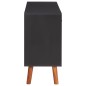 vidaXL Credenza 110x35x70 cm in Legno Massello di Acacia e MDF vidaXL Credenza 110x35x70 cm in Legno Massello di Acacia e MDF