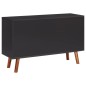 vidaXL Credenza 110x35x70 cm in Legno Massello di Acacia e MDF vidaXL Credenza 110x35x70 cm in Legno Massello di Acacia e MDF