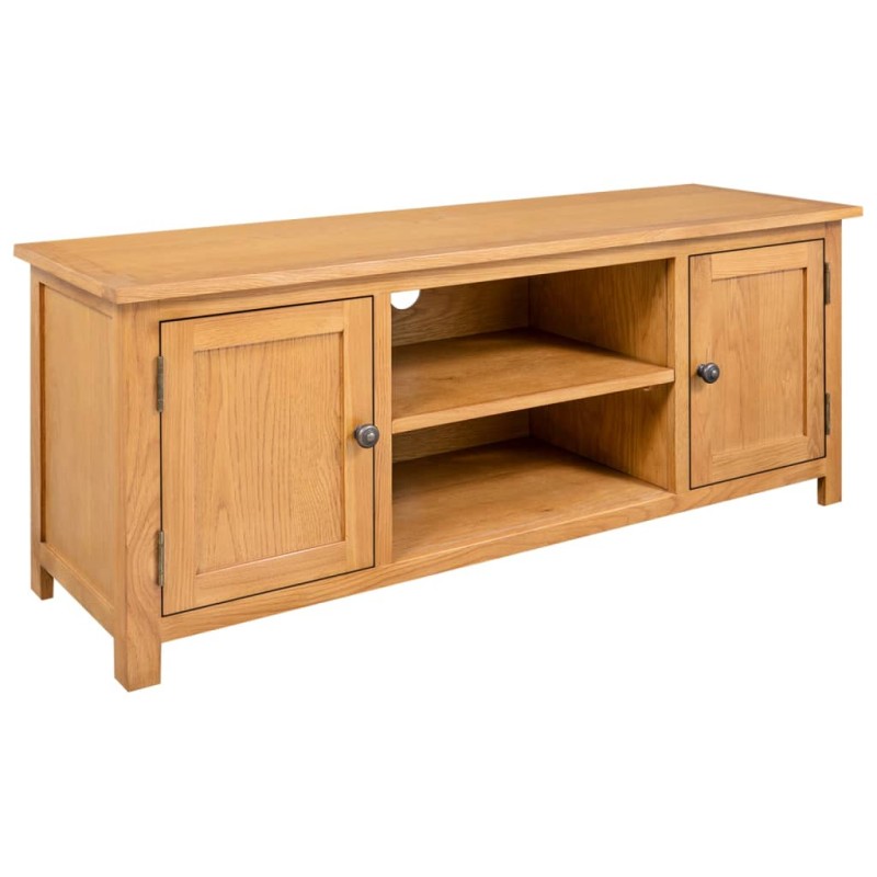 vidaXL Mobile TV 110x35x44 cm in Massello di Rovere vidaXL Mobile TV 110x35x44 cm in Massello di Rovere