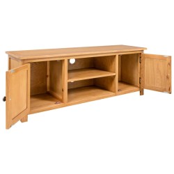 vidaXL Mobile TV 110x35x44 cm in Massello di Rovere