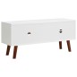 vidaXL Mobile Porta TV 110x35x50cm in Legno Massello di Acacia e MDF vidaXL Mobile Porta TV 110x35x50cm in Legno Massello di Acacia e MDF