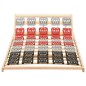 vidaXL Rete a Doghe con 12 Doghe Schienale Regolabile 100x200 cm vidaXL Rete a Doghe con 12 Doghe Schienale Regolabile 100x200 cm