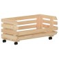 vidaXL Carrello Portaverdure 77x30x80 cm in Legno Massello di Pino vidaXL Carrello Portaverdure 77x30x80 cm in Legno Massello di Pino
