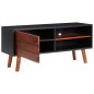 vidaXL Mobile Porta TV 110x35x50cm in Legno Massello di Acacia e MDF vidaXL Mobile Porta TV 110x35x50cm in Legno Massello di Acacia e MDF