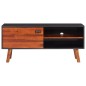vidaXL Mobile Porta TV 110x35x50cm in Legno Massello di Acacia e MDF vidaXL Mobile Porta TV 110x35x50cm in Legno Massello di Acacia e MDF