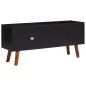 vidaXL Mobile Porta TV 110x35x50cm in Legno Massello di Acacia e MDF vidaXL Mobile Porta TV 110x35x50cm in Legno Massello di Acacia e MDF