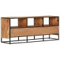 vidaXL Mobile Porta TV 110x30x45 cm in Legno Massello di Acacia