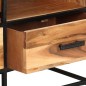vidaXL Mobile Porta TV 110x30x45 cm in Legno Massello di Acacia
