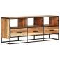 vidaXL Mobile Porta TV 110x30x45 cm in Legno Massello di Acacia