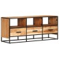 vidaXL Mobile Porta TV 110x30x45 cm in Legno Massello di Acacia