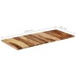 vidaXL Piano del Tavolo 140x60x(2,5-2,7) cm in Massello di Sheesham vidaXL Piano del Tavolo 140x60x(2,5-2,7) cm in Massello di Sheesham