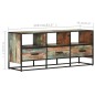 vidaXL Mobile Porta TV 110x30x45 cm in Legno Massello di Recupero vidaXL Mobile Porta TV 110x30x45 cm in Legno Massello di Recupero