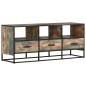 vidaXL Mobile Porta TV 110x30x45 cm in Legno Massello di Recupero vidaXL Mobile Porta TV 110x30x45 cm in Legno Massello di Recupero