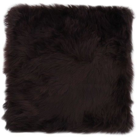 vidaXL Cuscini per Sedie 2 pz Marrone 40x40cm in Vera Pelle di Montone