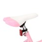 vidaXL Bici per Bambini con Trasportino Frontale 18'' Rosa e Nera vidaXL Bici per Bambini con Trasportino Frontale 18'' Rosa e Nera