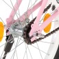 vidaXL Bici per Bambini con Trasportino Frontale 18'' Rosa e Nera vidaXL Bici per Bambini con Trasportino Frontale 18'' Rosa e Nera