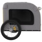 vidaXL Rimorchio da Bici per Animali Giallo e Grigio Oxford e Ferro vidaXL Rimorchio da Bici per Animali Giallo e Grigio Oxford e Ferro