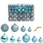 vidaXL Palline di Natale 100 pz Turchesi 3 / 4 / 6 cm vidaXL Palline di Natale 100 pz Turchesi 3 / 4 / 6 cm