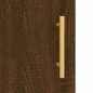 vidaXL Credenza Rovere Marrone 69,5x34x180 cm in Legno Multistrato vidaXL Credenza Rovere Marrone 69,5x34x180 cm in Legno Multistrato