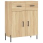 vidaXL Credenza Rovere Sonoma 69,5x34x180 cm in Legno Multistrato vidaXL Credenza Rovere Sonoma 69,5x34x180 cm in Legno Multistrato