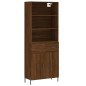 vidaXL Credenza Rovere Marrone 69,5x34x180 cm in Legno Multistrato vidaXL Credenza Rovere Marrone 69,5x34x180 cm in Legno Multistrato