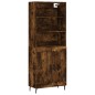 vidaXL Credenza Rovere Fumo 69,5x34x180 cm in Legno Multistrato vidaXL Credenza Rovere Fumo 69,5x34x180 cm in Legno Multistrato