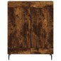vidaXL Credenza Rovere Fumo 69,5x34x180 cm in Legno Multistrato vidaXL Credenza Rovere Fumo 69,5x34x180 cm in Legno Multistrato