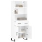 vidaXL Credenza Bianco Lucido 69,5x34x180 cm in Legno Multistrato vidaXL Credenza Bianco Lucido 69,5x34x180 cm in Legno Multistrato