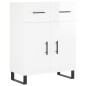 vidaXL Credenza Bianco Lucido 69,5x34x180 cm in Legno Multistrato vidaXL Credenza Bianco Lucido 69,5x34x180 cm in Legno Multistrato