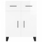 vidaXL Credenza Bianco Lucido 69,5x34x180 cm in Legno Multistrato vidaXL Credenza Bianco Lucido 69,5x34x180 cm in Legno Multistrato