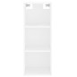 vidaXL Credenza Bianca 34,5x34x180 cm in Legno Multistrato vidaXL Credenza Bianca 34,5x34x180 cm in Legno Multistrato