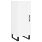 vidaXL Credenza Bianca 34,5x34x180 cm in Legno Multistrato vidaXL Credenza Bianca 34,5x34x180 cm in Legno Multistrato