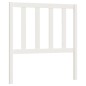 Testiera per Letto Bianca 81x4x100 cm in Legno Massello di Pino Testiera per Letto Bianca 81x4x100 cm in Legno Massello di Pino