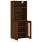 vidaXL Credenza Rovere Marrone 69,5x34x180 cm in Legno Multistrato vidaXL Credenza Rovere Marrone 69,5x34x180 cm in Legno Multistrato